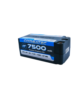 Corsatec Graphene HV+ Lipo 2s Big shorty 7500mah - CT10021