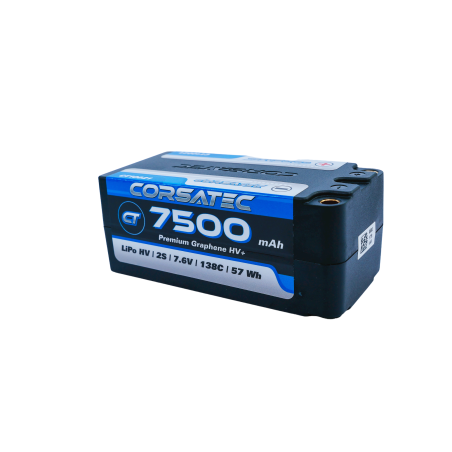BATERÍA GRAFENO HV+ LIPO 2S BIG SHORTY 7500MAH 138C - CT10021