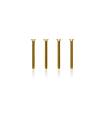 M3x30mm Countersink Gold Plated Screws (6 pcs) - TW-GSS-330C