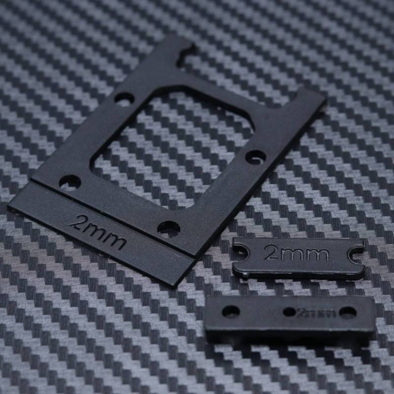 Front 2mm Plastic Gearbox Spacer Set for Mayako MX8 (-22) Front 2mm Plastic Gearbox Spacer Set for Mayako MX8 (-22)