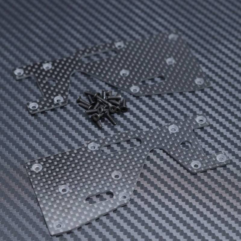 Placa Fibra Carbon Trapecios Delanteros 2 uds Mayako MX8 - MYB0035CF Placa Fibra Carbon Trapecios Delanteros 2 uds Mayako MX8 - MYB0035CF