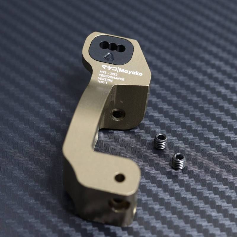 Left C-Hub KPI-1 Caster 1 with link insert for Mayako MX8 (-23.-24) Left C-Hub KPI-1 Caster 1 with link insert for Mayako MX8 (-23.-24)