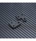 Carbon Fibre Steering Knuckle Plate 1 (Long) for Mayako MX8 (-22)