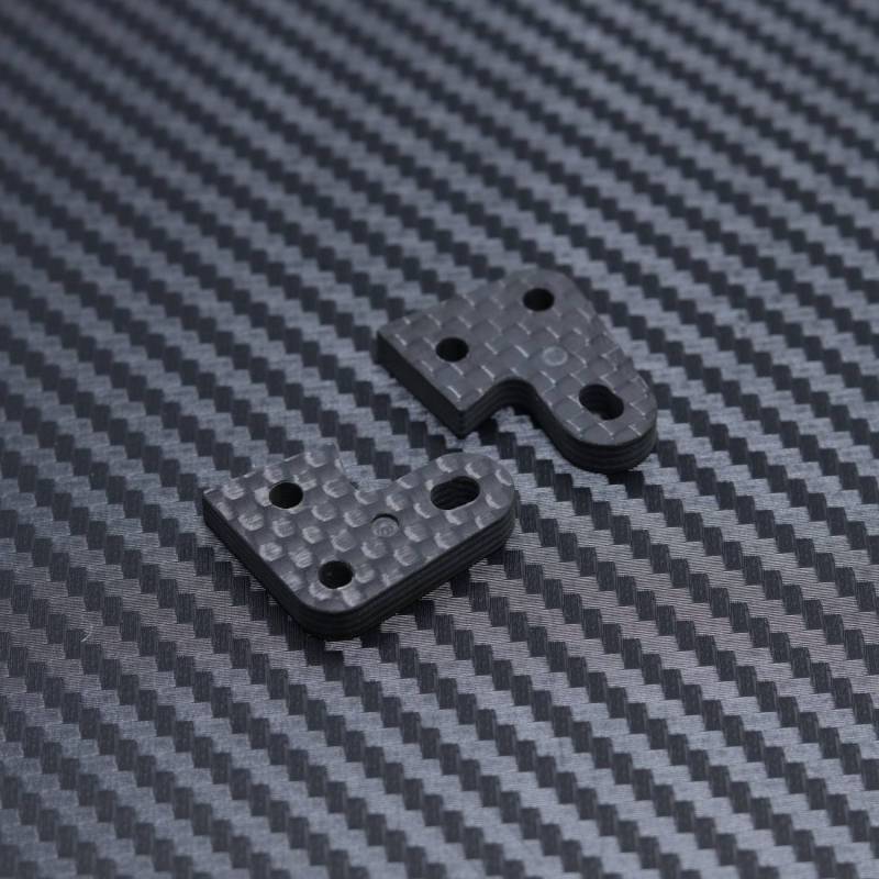 Carbon Fibre Steering Knuckle Plate 1 (Long) for Mayako MX8 (-22) Carbon Fibre Steering Knuckle Plate 1 (Long) for Mayako MX8 (-22)