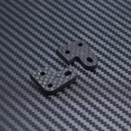 Carbon Fibre Steering Knuckle Plate 1 (Long) for Mayako MX8 (-22)