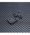 Carbon Fibre Steering Knuckle Plate 1 (Long) for Mayako MX8 (-22)