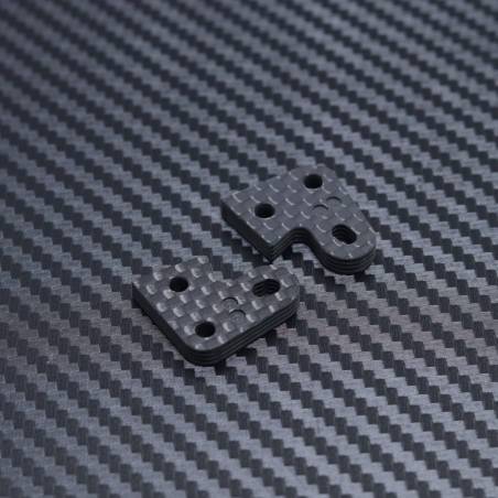 Carbon Fibre Steering Knuckle Plate 2 (Short) for Mayako MX8 (-22)