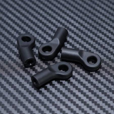 Plastic Steering Link Curved 4pcs for Mayako MX8 (-22)