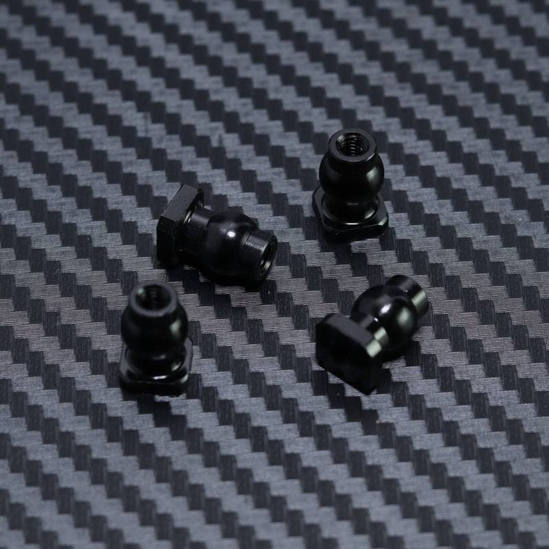 Aluminium Upper Link Threaded Ball With Nut 4pcs for Mayako MX8 (-22) Aluminium Upper Link Threaded Ball With Nut 4pcs for Mayako MX8 (-22)