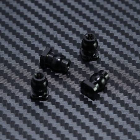 Aluminium Upper Link Threaded Ball With Nut 4pcs for Mayako MX8 (-22)