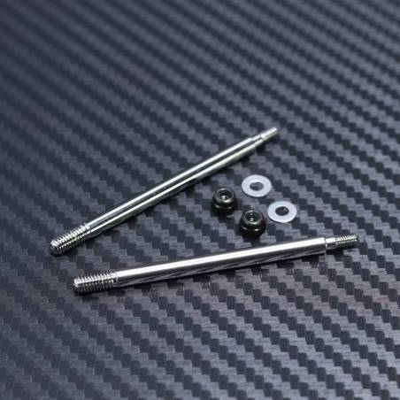 Front 59.50mm (Long) Shock Shaft 2pcs Mayako MX8 - MYB0142-01