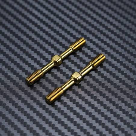 Steel 43mm Front Upper Arm Turnbuckle 2pcs for Mayako MX8 (-22)