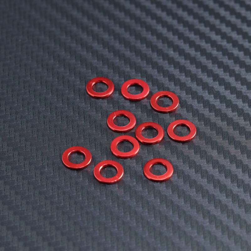 4.5x8x1mm RED Steering Knuckle Shim - MYH0049 4.5x8x1mm RED Steering Knuckle Shim - MYH0049