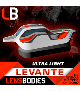 Carrosserie Lens 1/8 TT Levante Ultra Light - HOT RACE