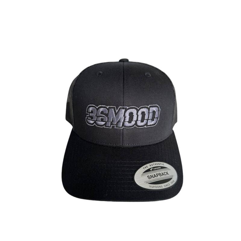 HAT 36mood Trucker Negra grey logo  - MEG103