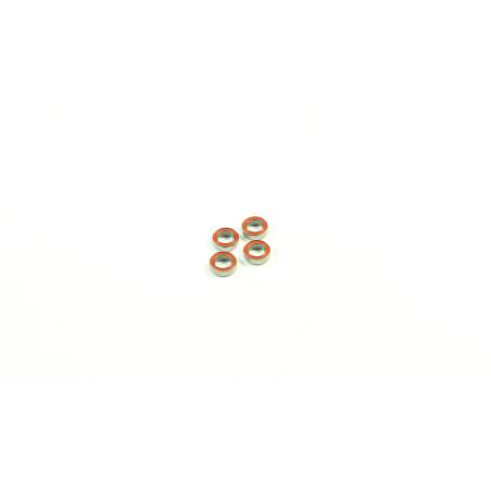 SWORKz Ball Bearing 6x10x3 RED Rubber (4) - SW116004R