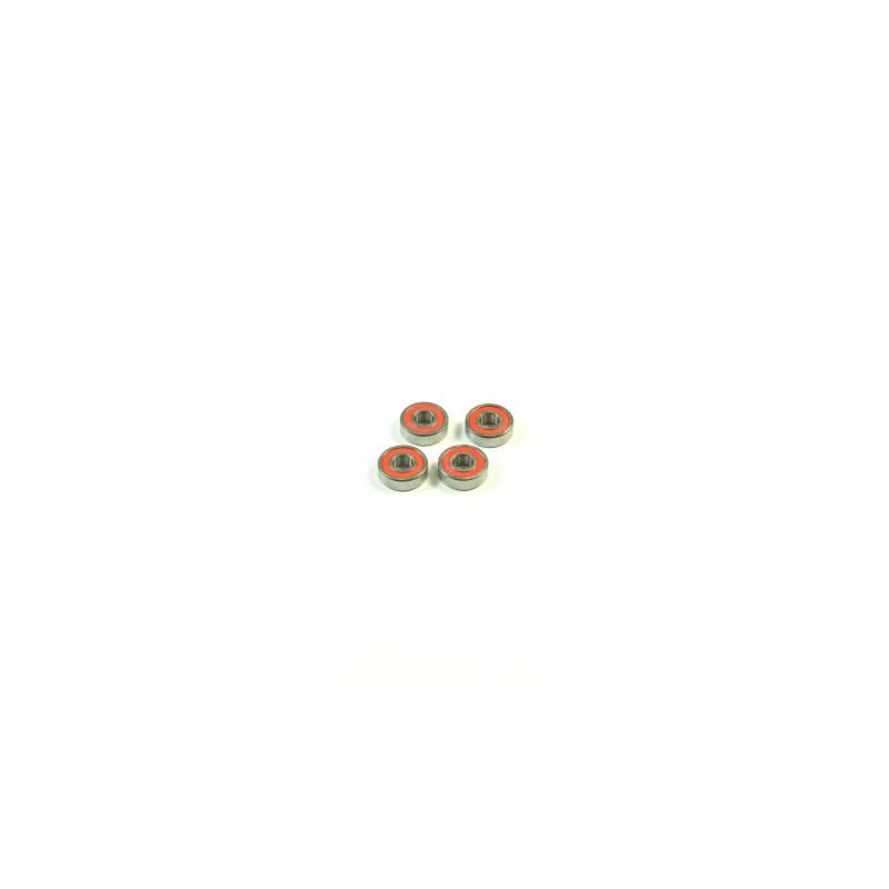SWORKz Ball-Bearing 5x13x4 RED Rubber (4) - SW116019R