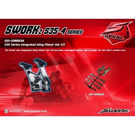 SWORKz S35 Series Integrated Wing Mount Set 2.0 - SW228003A