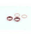 SWORKz BBS System Shock Spring Adjust Nut (RED)(2PC) - SW330560R