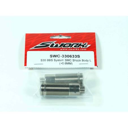 SWORKz BBS System SMC+5.6mm Rear Shock Body L (2) - SWORKZ