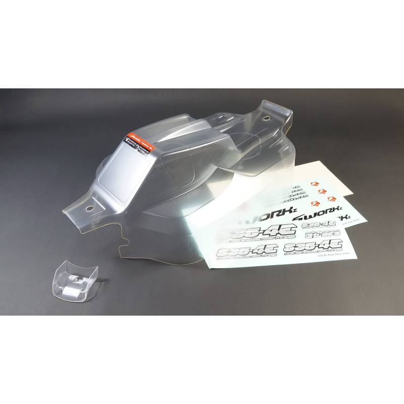 FALCON ST-4 CLEAN BODY SHELL (PRE-CUT FOR EP BUGGY) - SWORKZ FALCON ST-4 CLEAN BODY SHELL (PRE-CUT FOR EP BUGGY) - SWORKZ