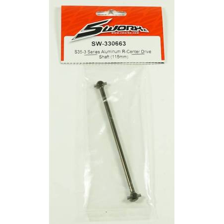 SWORKz Aluminum R-Center Drive Shaft (115mm) SW330663