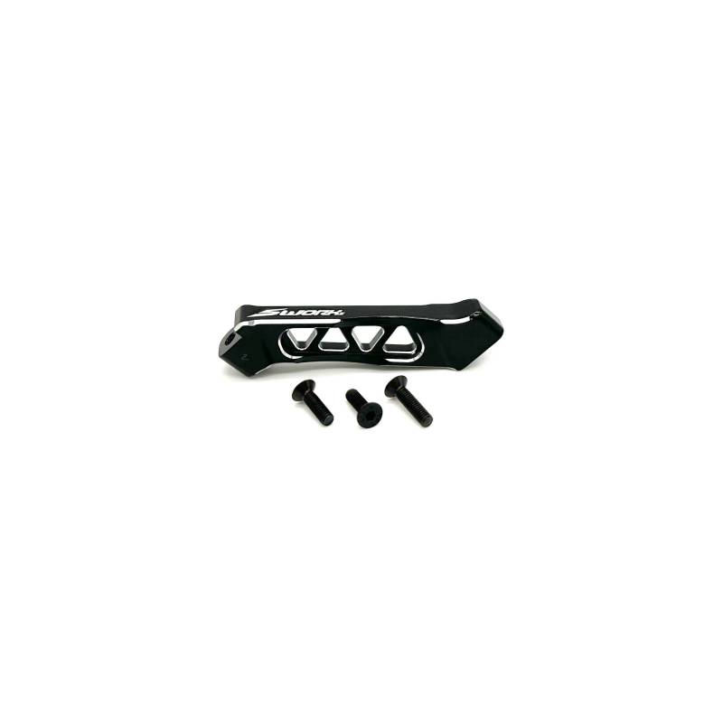 LIGHTENED ALUMINUM FRONT CHASSIS BRACE SHORT - SWORKZ LIGHTENED ALUMINUM FRONT CHASSIS BRACE SHORT - SWORKZ