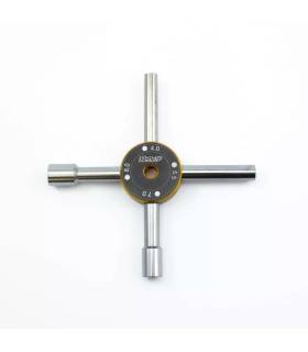 4-in-1 CROSS WRENCH 4.0//5.5/7.0/8.0mm - RC PARTS