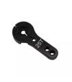 ALU CLAMPING SERVO HORN BLACK (25T - 24mm) - RC PARTS