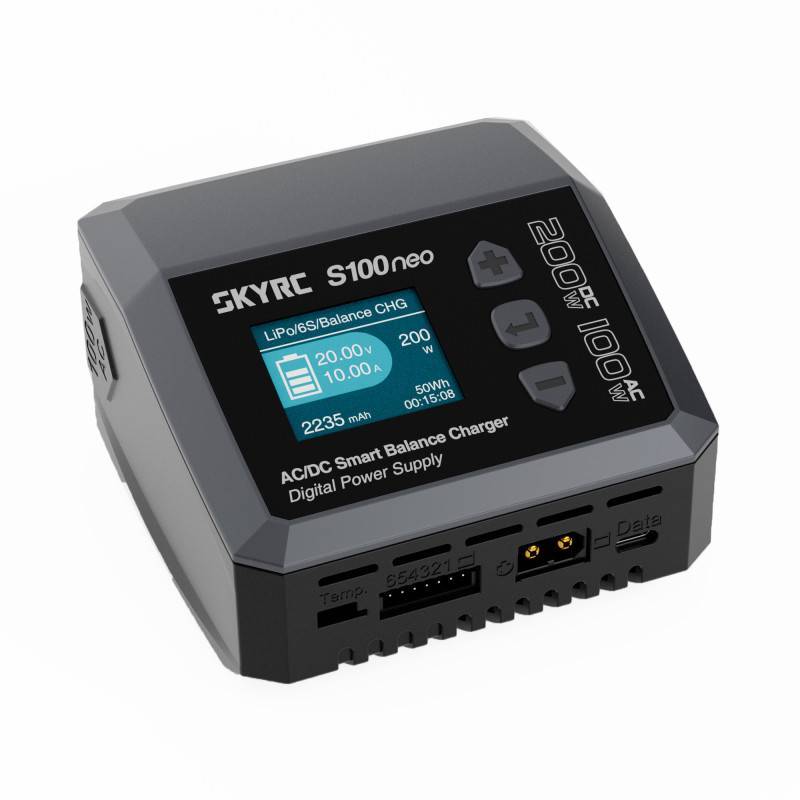 CHARGER S100NEO AC/DC 12A 100W - SKYRC - SK100202 CHARGER S100NEO AC/DC 12A 100W - SKYRC - SK100202