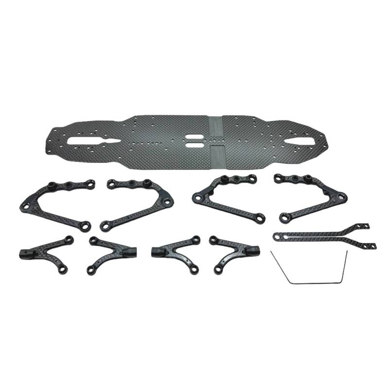 Xray X4'24 Alu vers Carbone conversion kit - C0020 - Xray Xray X4'24 Alu vers Carbone conversion kit - C0020 - Xray