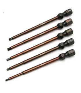 5-PIECE 1/4 POWER TOOL TIPS SET - ASSOCIATED - 1674