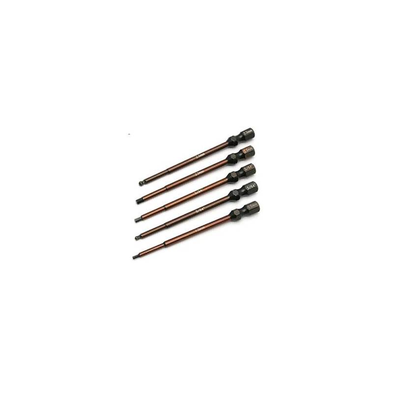 5-PIECE 1/4 POWER TOOL TIPS SET - ASSOCIATED 5-PIECE 1/4 POWER TOOL TIPS SET - ASSOCIATED