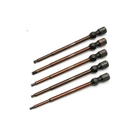5-PIECE 1/4 POWER TOOL TIPS SET - ASSOCIATED
