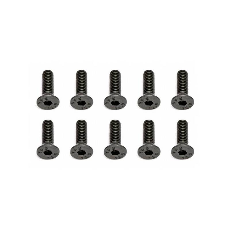 M3 X 10 FLAT HEAD HEX SCREW (10) - ASSOCIATED - 25202 M3 X 10 FLAT HEAD HEX SCREW (10) - ASSOCIATED - 25202