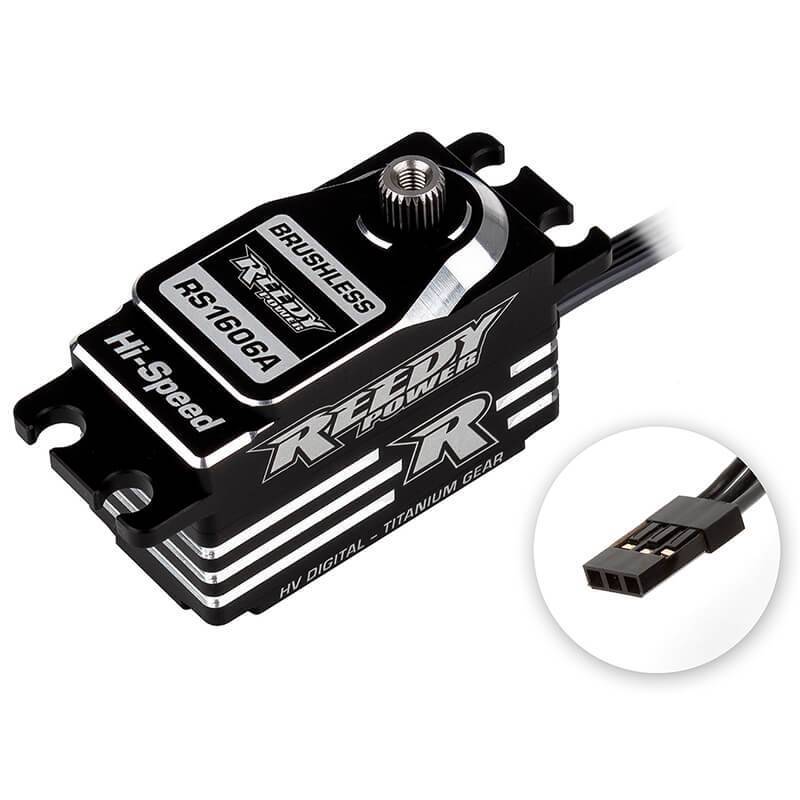 RS1606A LOW PROFILE BRUSHLESS HI-SPEED HV SERVO - REEDY - 27154 RS1606A LOW PROFILE BRUSHLESS HI-SPEED HV SERVO - REEDY - 27154