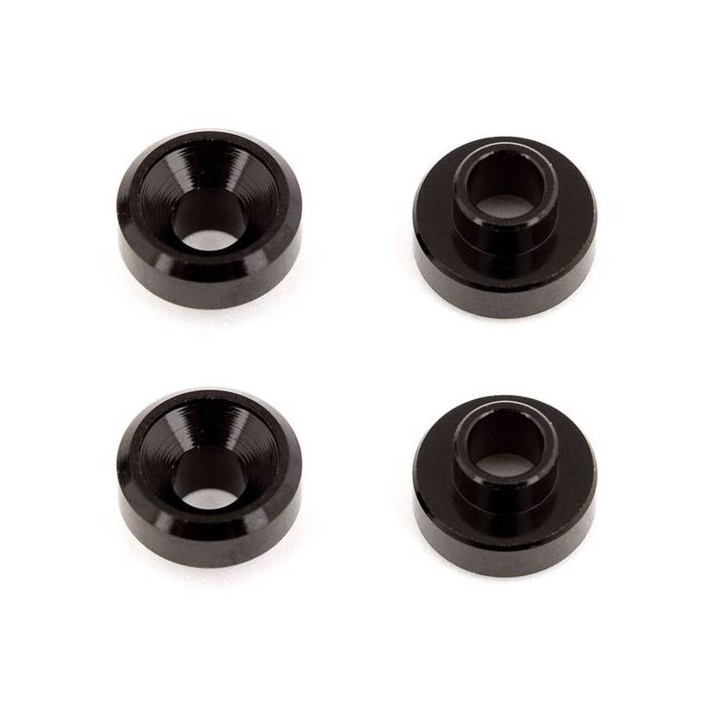 ALUMINIUM SERVO WASHERS BLACK (4) - ASSOCIATED - 27128 ALUMINIUM SERVO WASHERS BLACK (4) - ASSOCIATED - 27128
