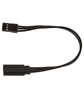 125mm SERVO EXTENSION WIRE BLACK (4.92IN) - REEDY - 27164