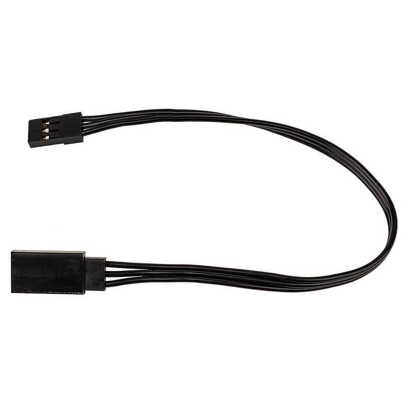 175mm SERVO EXTENSION WIRE BLACK (6.89IN) - REEDY 175mm SERVO EXTENSION WIRE BLACK (6.89IN) - REEDY