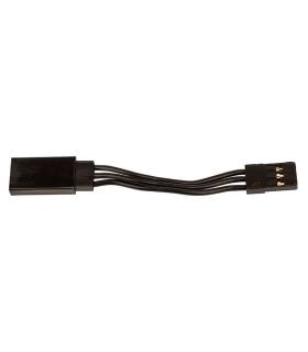 50mm SERVO EXTENSION WIRE BLACK (1.97IN) - REEDY - 27162