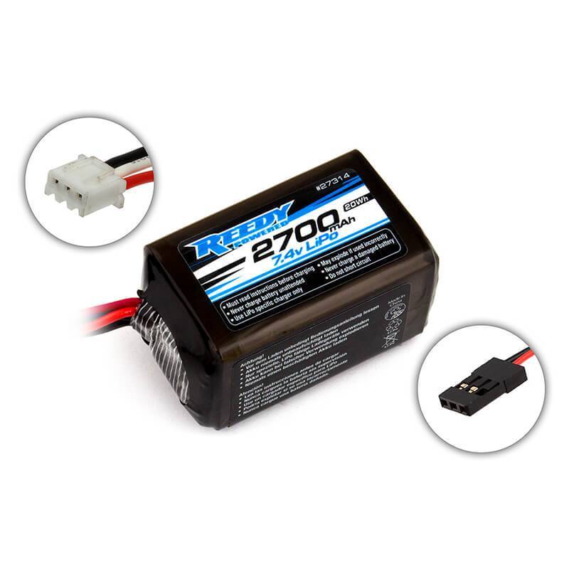 LIPO PRO RX 2700MAH 7.4V HUMP BATTERY PACK - REEDY LIPO PRO RX 2700MAH 7.4V HUMP BATTERY PACK - REEDY