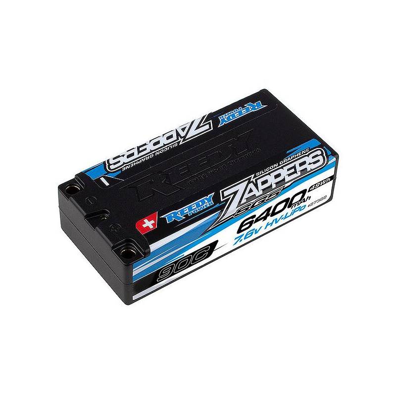 ZAPPERS SG5 6400MAH 85C 7.6V SHORTY LIPO BATTERY - REEDY ZAPPERS SG5 6400MAH 85C 7.6V SHORTY LIPO BATTERY - REEDY