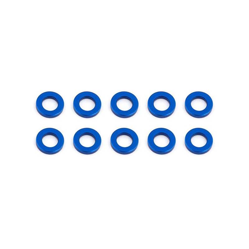 BALLSTUD WASHERS 5.5 x 1.0mm BLUE ALU x10 - ASSOCIATED - 31382 BALLSTUD WASHERS 5.5 x 1.0mm BLUE ALU x10 - ASSOCIATED - 31382