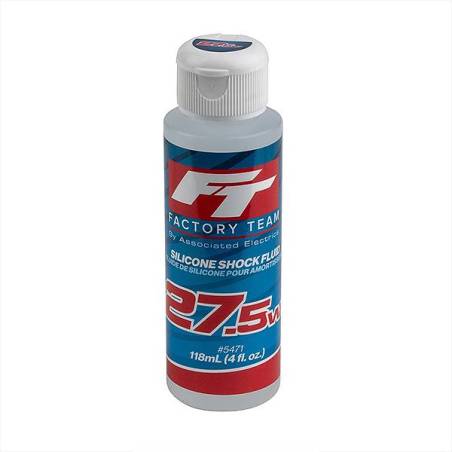 FT SILICONE SHOCK 27.5WT (313cSt) 4oz/118ml - ASSOCIATED