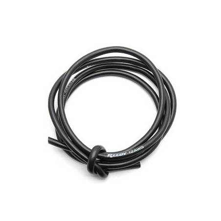 PRO SILICONE WIRE 12AWG BLACK (1m) - REEDY - 647