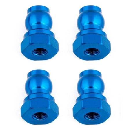 SHOCK BUSHINGS 10 MM BLUE ALUMINUM - ASSOCIATED