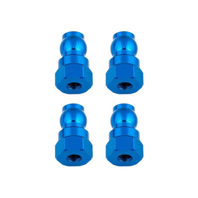 SHOCK BUSHINGS 12 MM BLUE ALUMINUM - ASSOCIATED - 91816 SHOCK BUSHINGS 12 MM BLUE ALUMINUM - ASSOCIATED - 91816