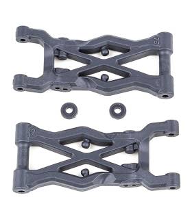 B6.2 REAR SUSPENSION ARMS (75MM) HARD - TEAM ASSOCIATED - AS91856