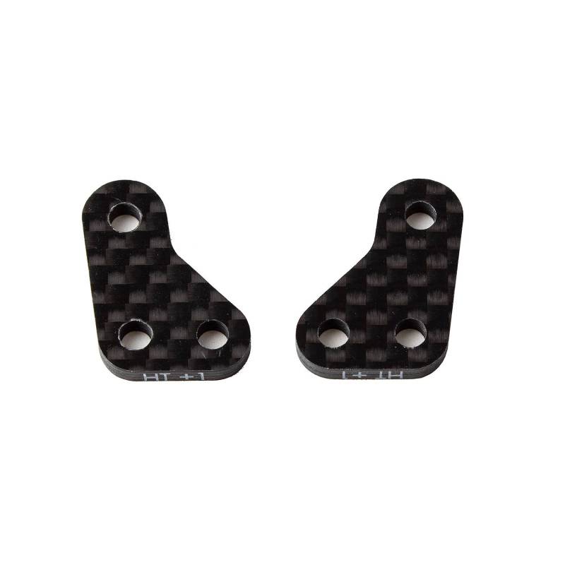 B6.3 FT CARBON FIBRE STEERING BLOCK ARMS HT+1 - ASSOCIATED - AS91902 B6.3 FT CARBON FIBRE STEERING BLOCK ARMS HT+1 - ASSOCIATED - AS91902