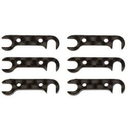 B74 GRAPHITE REAR HUB LINK SHIM SET - TEAM ASSOCIATED - AS92185